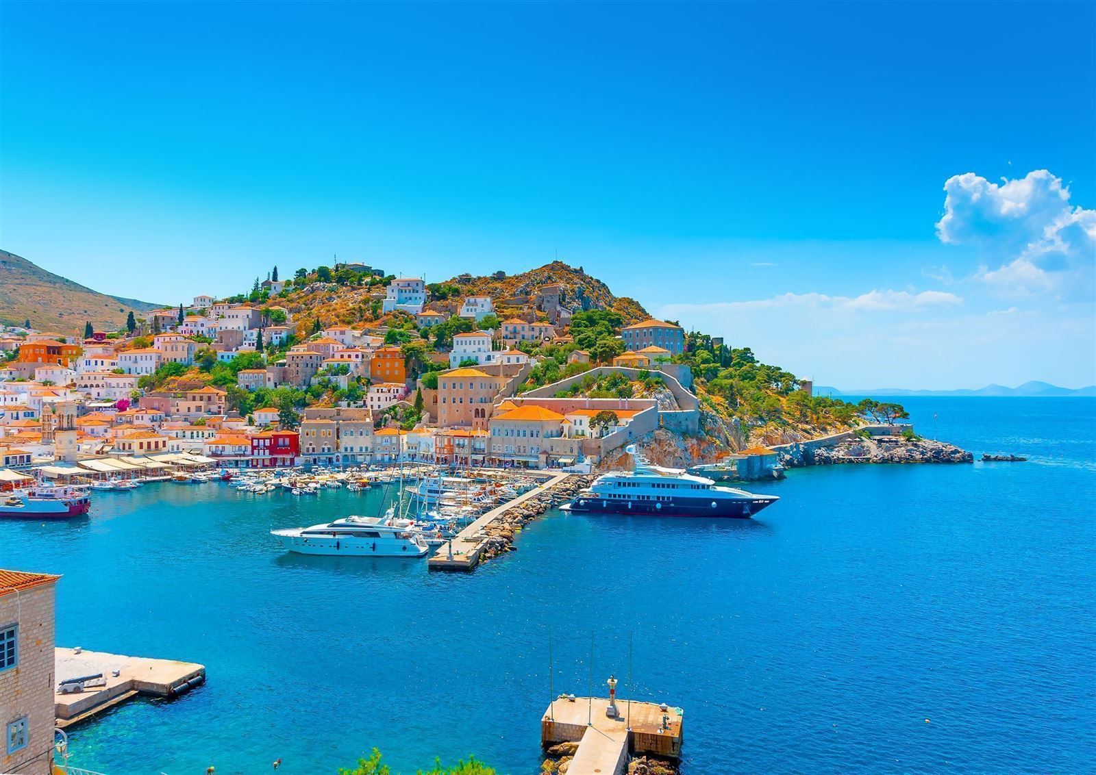 Insel Hydra Hafen